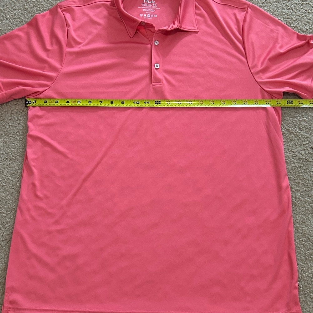 Huk Men’s XL Pursuit Performance Polo Size - Picture 6 of 8